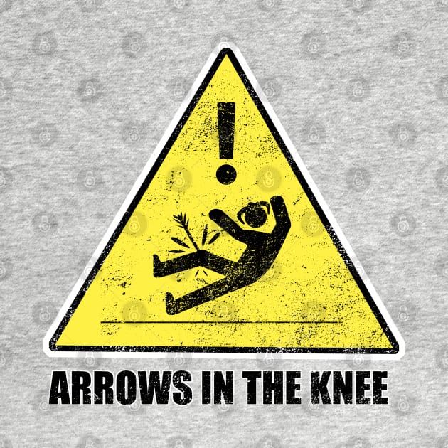 CAUTION -arrows in the knee by EnaGrapher